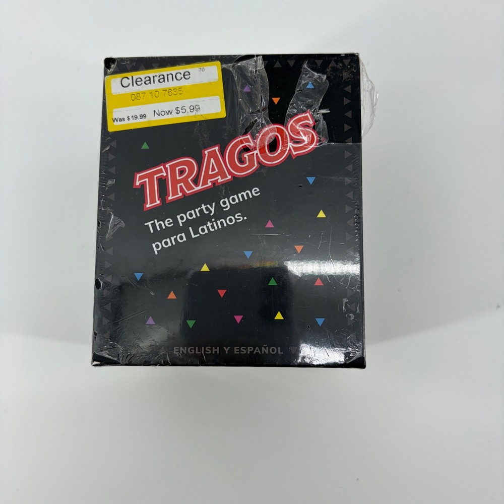 Tragos The Party Card Game para Latinos Bilingual English Spanish New Sealed